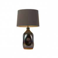 Telbix-Anaya Table Lamp 25wE27max D:330 H:550 Cable:2.0m Line Switch Oil Bronze/Grey